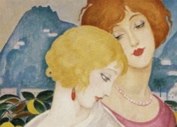 Detail from Gerda Wegener’s Air de Capri (c. 1923)